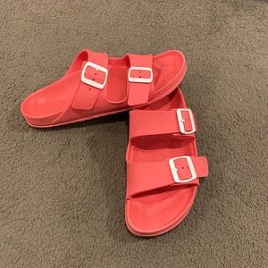 Birkenstock Arizona two strap EVA plastic foam Pool slides Authentic